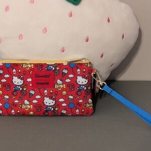 Sanrio Loungefly Red and Yellow Hello Kitty Pouch